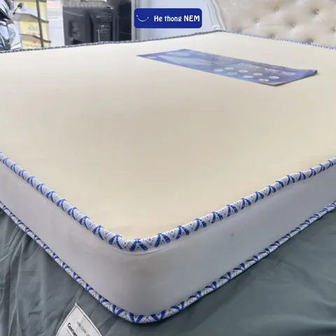 Nệm cao su non massage cao cấp dày 12cm Hệ Thống Nệm chính hãng đệm nệm mát xa cao su non nệm ngủ chống đau lưng cao cấp