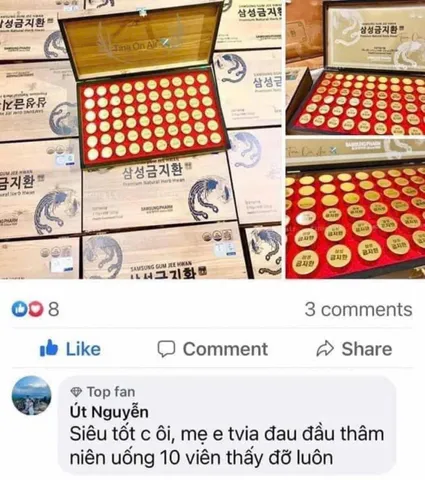 An Cung Ngưu Hoàng Hoàn Hàn Quốc 60 viên hộp gỗ - Hàng 100% đủ bill