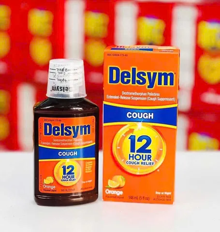 Siro Ho Delsym 12 Giờ Giảm Ho Họng Cam 148ml - An Toàn Cho Người Lớn và Trẻ Em Từ 4 Tuổi Trở Lên