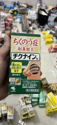 Viên uống hỗ trợ viêm xoang Kobayashi Chikunain Nhật Bản 224 viên 200219