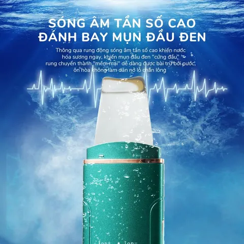 Máy Sủi Da AINI - Tẩy Tế Bào Chết, Đẩy Mụn Đầu Đen, Nâng Cơ, Làm Săn Chắc Da, Chăm Sóc Da Skincare Sóng Siêu Âm