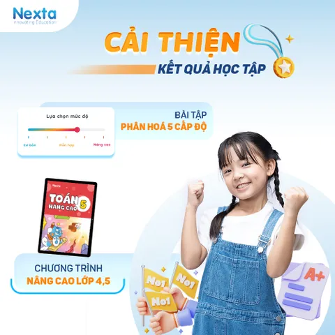 [5-12 tuổi] Máy Tính Bảng Học Tập Thông Minh Nexta Edutab, Học Hiệu Quả ,Full HD, Tặng Bao Da