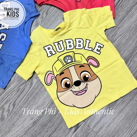 Set 3 Áo Phông Hè Bé Trai Geo UK - Chất Cotton Mềm Mại, Họa Tiết Chó Cứu Hộ, Hàng Chính Hãng giá Tốt