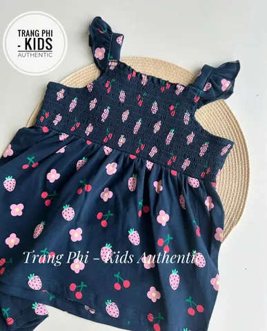 Bộ Hè Bé Gái Geo UK - Chất Liệu Cotton Mát Mẻ, Hàng Chính Hãng Săn Sale, Phong Cách Thời Trang Cho Trẻ Em