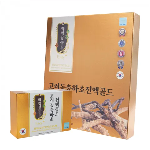 Tinh Chất Đông Trùng Hạ Thảo Edally BH - Tăng Cường Sức Đề Kháng, Giảm Mệt Mỏi, Hỗ Trợ Hô Hấp Từ Thiên Nhiên - 30 Gói (60ml)