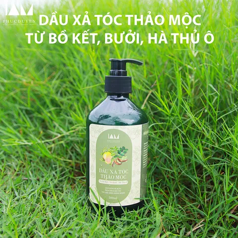 Dầu gội bồ kết thảo mộc, giảm rụng tóc, giảm gàu, giúp mọc tóc, cho mái tóc óng ả, mềm mượt 500ml