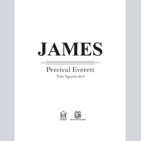 Sách JAMES (Booker Prize Shortlisted) - Percival Everett