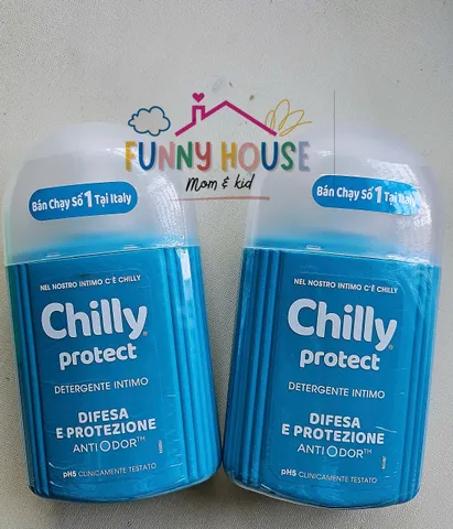 Dung dịch vệ sinh phụ nữ Chilly 200ml - Làm sạch, dưỡng ẩm, ngừa vi khuẩn, ngăn mùi hiệu quả cho vùng nhạy cảm