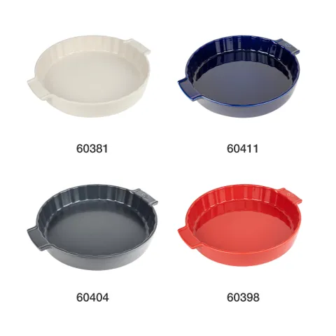 Khay Nướng Tròn Peugeot Appolia 28cm - Gốm Sứ Cao Cấp, Chịu Nhiệt 250°C, Thiết Kế Sang Trọng, Tiết Kiệm Không Gian Bếp
