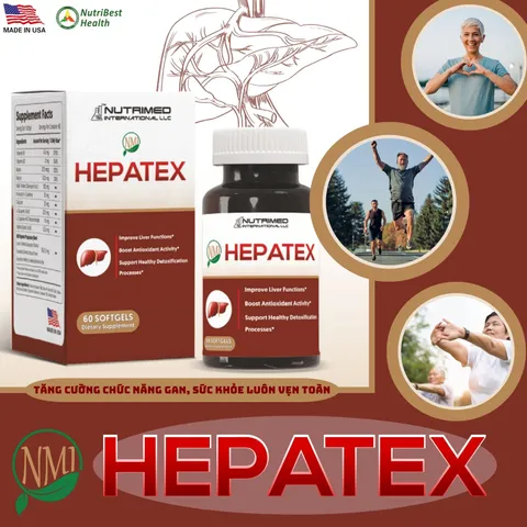 NMI - HEPATEX viên uống chống oxi hóa, giải độc.