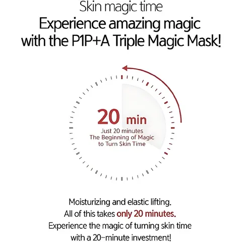 Mặt Nạ P1P Triple Magic Mask, Mặt Nạ Tế Bào Gốc Triple Magic Mask Chứa Collagen Tươi Và P1P