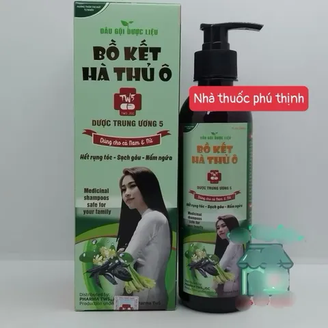 Dầu gội  bồ kết hà thủ ô, chai 250ml giúp tóc suôn mượt giảm gàu ngứa và gãy rụng