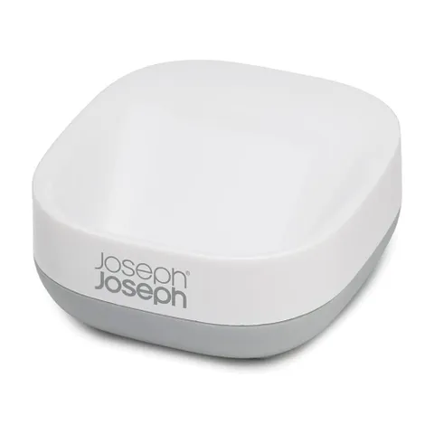 Hộp đựng xà phòng Joseph Joseph Slim Compact 70511 - Thiết kế tiết kiệm không gian, dễ vệ sinh, màu trắng xám