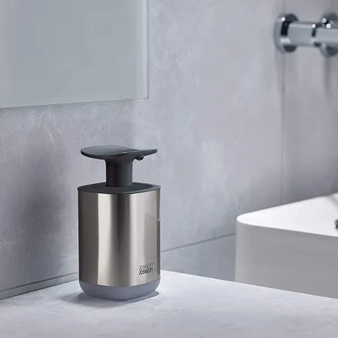 Bình Đựng Xà Phòng Joseph Joseph Presto 350ml - Thiết Kế Tiện Ích, Chống Trượt, Dễ Dàng Kiểm Tra Mức Xà Phòng