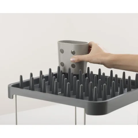 Giá úp bát đĩa 2 tầng Joseph Joseph 85150 - Dụng cụ nhà bếp tiện dụng màu xám, thiết kế hiện đại và thông minh cho mọi căn bếp
