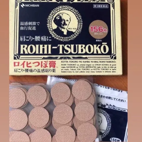 Cao Dán Giảm Đau Huyệt Đạo ROIHI TSUBOKO - Miếng Dán Nhật Bản Cho Đau Lưng, Đau Cổ, Đau Khớp, Giúp Giảm Đau Hiệu Quả