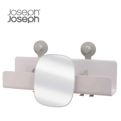 Kệ Để Đồ Nhà Tắm Gắn Tường Joseph Joseph 70548 EasyStore - Chất Liệu Nhựa Cao Cấp, Thiết Kế Thoát Nước, Công Nghệ Hút Chân Không 3.5kg