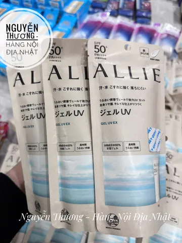 Kem Chống Nắng Allie Kanebo GEL UV EX SPF50+ PA++++ Nhật Bản 90g - Bảo Vệ Da Tối Ưu, Dưỡng Ẩm, Thích Hợp Mọi Loại Da