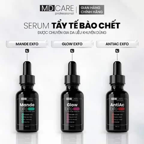 Tẩy Tế Bào Chết MD Care AntiAc Exfo 30ml - Chăm Sóc Da Mụn, Kiểm Soát Dầu, Giảm Viêm và Ngừa Mụn, Sản Phẩm Làm Sạch Sâu, Thông Thoáng Lỗ Chân Lông