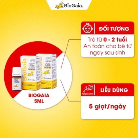 Men BioGaia Protectis baby drops lọ thủy tinh 5ml
