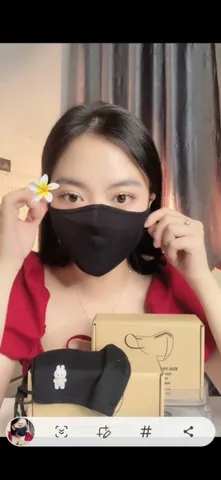 Khẩu trang kháng khuẩn từ vải sợi tre mềm mịn thân thiện với môi trường