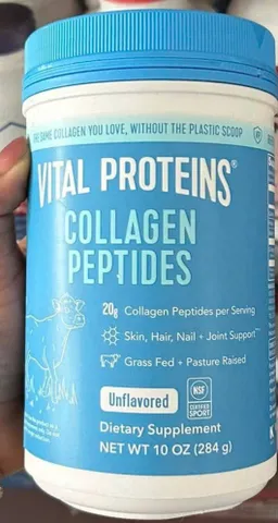 Bột Collagen Thủy Phân Vital Proteins 284g - Hỗ Trợ Làm Đẹp Da, Tóc, Móng và Khớp, Dễ Uống, Không Vị, Mỹ