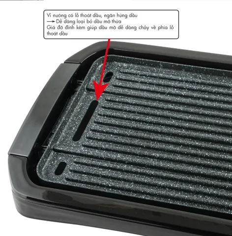 Bếp Nướng Điện Nagakawa NAG3102 2000W - Thiết Kế Sang Trọng, Nướng 2 Mặt, Dễ Dàng Điều Chỉnh Nhiệt Độ, Phù Hợp Gia Đình 2-6 Người