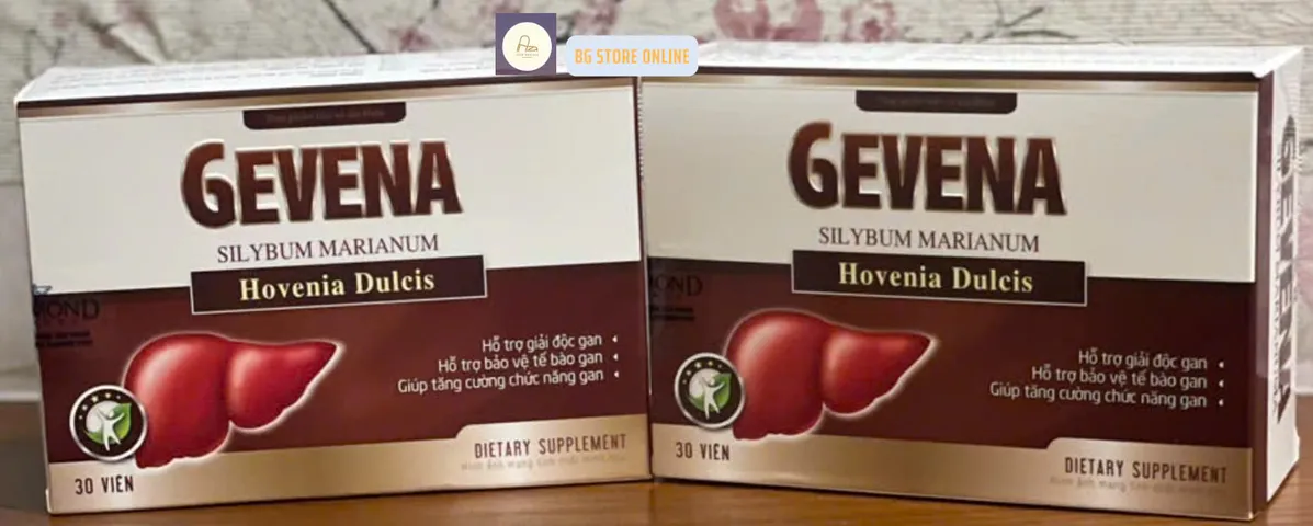 Gevena- Thanh nhiệt, giải độc gan (Hộp 30 viên)