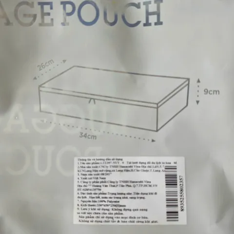 Túi Lưới Đựng Đồ Đa Năng Lock&Lock In Hoa Size M - 34x26x9cm, 2 Ngăn, Tiện Dụng Cho Du Lịch và Đồ Đi Học