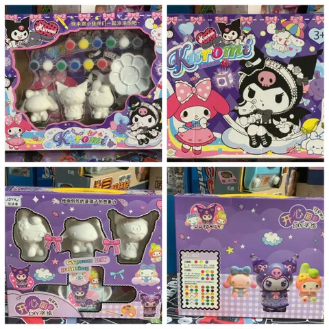 Đồ Chơi Tô Tượng KUROMI - Đất Nặn Nghệ Thuật DIY Cho Trẻ Em, Phát Triển Kỹ Năng Sáng Tạo và Tư Duy