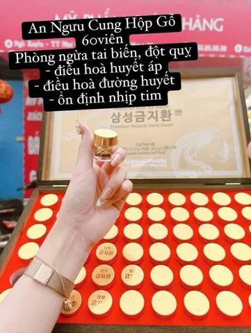 An Cung Ngưu Hoàng Hoàn Hàn Quốc - Tăng Cường Sức Khỏe, Ổn Định Thần Kinh, Hỗ Trợ Phòng Chống Tai Biến - Hộp Gỗ 60 Viên