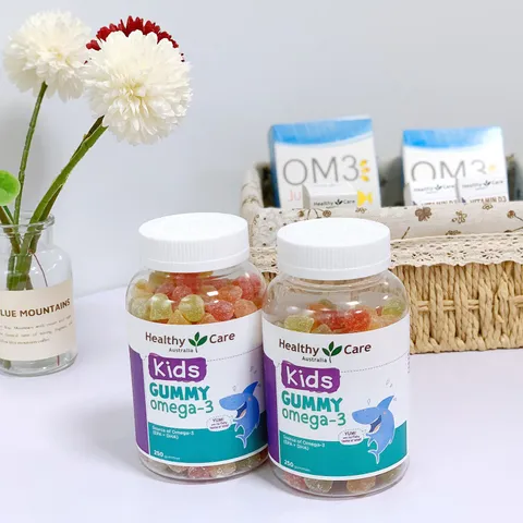 Kẹo Kids Gummy Omega 3 dạng dẻo 250v hàng chuẩn Úc