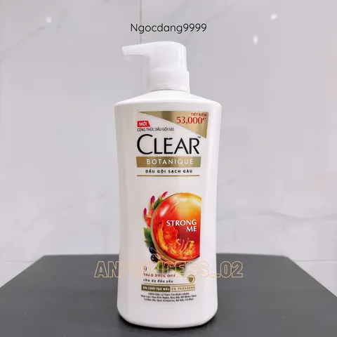 Dầu gội sạch gàu Clear chai 630g