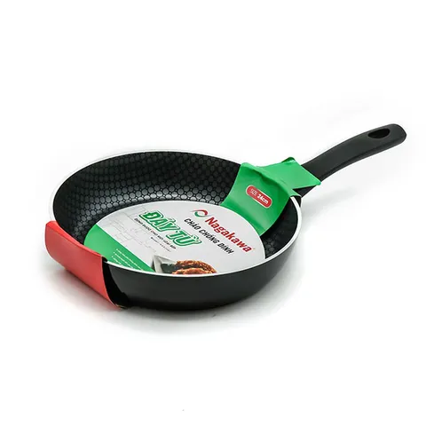 Chảo Chống Dính Bếp Từ 20cm NAGAKAWA NAG2001 Nhôm Cao Cấp Có Đáy Từ