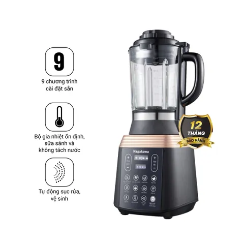 Máy làm sữa hạt đa năng NAG0815 (1,75L) – 1000W – BH 12 tháng