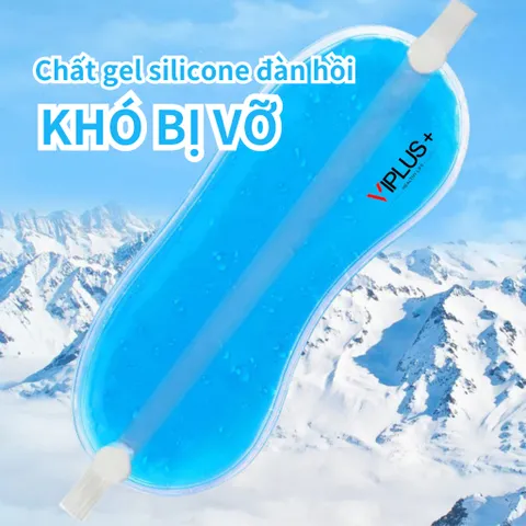 Bịt Mắt Gel VIPLUS+ Thiết Kế Dễ Thương - Hỗ Trợ Giảm Căng Thẳng, Nhức Mắt và Thâm Quầng, Lý Tưởng Cho Giấc Ngủ Ngon