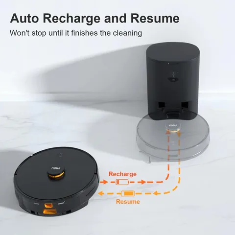 Robot hút bụi lau nhà IMOU RV-L11-A - Lực hút 2700Pa, Tự đổ rác, Công nghệ Lidar, Dọn dẹp Thông minh, Tiết kiệm Thời gian