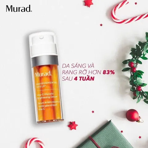 Serum Dưỡng Trắng Da Murad Vita-C Glycolic Brightening 30ml - Sáng Da, Chống Lão Hóa, Tái Tạo Bề Mặt Da Mịn Màng
