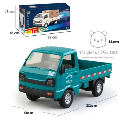 Mô Hình Xe Tải Điều Khiển Từ Xa 2.4GHz - Hiệu Ứng Hơi Nước Thực Tế - Đồ Chơi Tăng Cường Trí Tưởng Tượng Cho Bé
