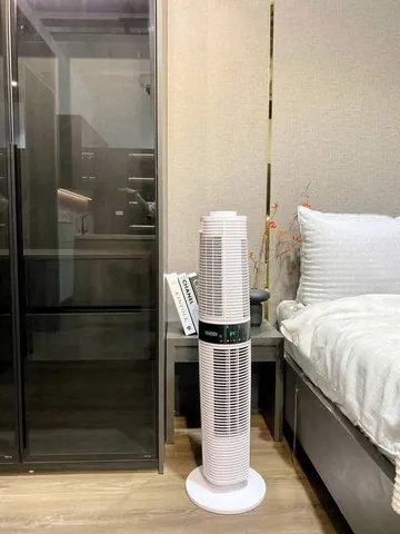 Quạt Tháp Thông Minh Unold Turmventilator 360 - Quạt Mát Hiện Đại, Tiết Kiệm Điện, An Toàn Cho Gia Đình, Màu Trắng