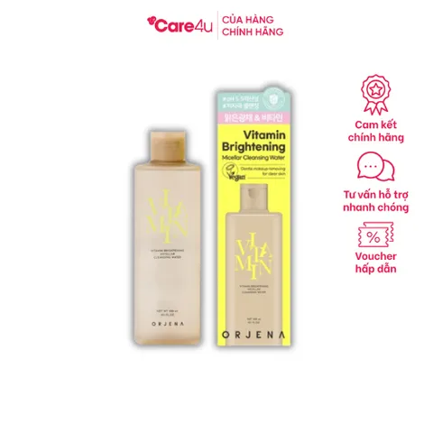 Nước Tẩy Trang Orjena 300ML - Chiết Xuất Bưởi Hồng Làm Sáng Da, Tẩy Trang Hiệu Quả Cho Mọi Loại Da, Dưỡng Ẩm An Toàn