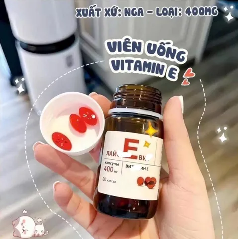 Vitamin E Đỏ Nga Hũ Thủy Tinh 30v - Hỗ Trợ Sức Khỏe Não Bộ, Bảo Vệ Mắt và Cải Thiện Da, Tóc Khỏe Mạnh