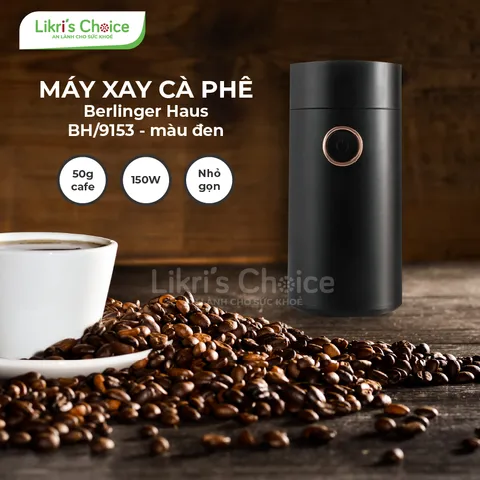 MÁY XAY CAFE CẦM TAY BERLINGER HAUS BH/9153 - 150W