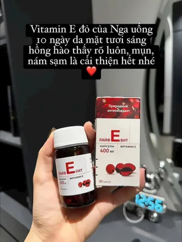 Vitamin E đỏ hàng chuẩn Nga