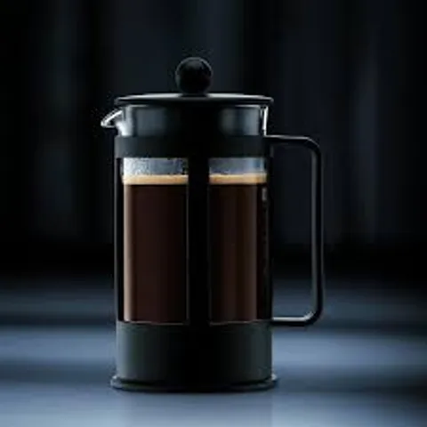 Bình Pha Cà Phê Pháp Bodum Kenya 1784-01, 500ml - Thiết Kế Hiện Đại, Thủy Tinh Borosilicat, Cho Hương Vị Tuyệt Vời