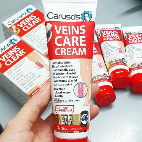 Kem bôi giảm suy giãn tĩnh mạch Veins Care Cream Úc 75g