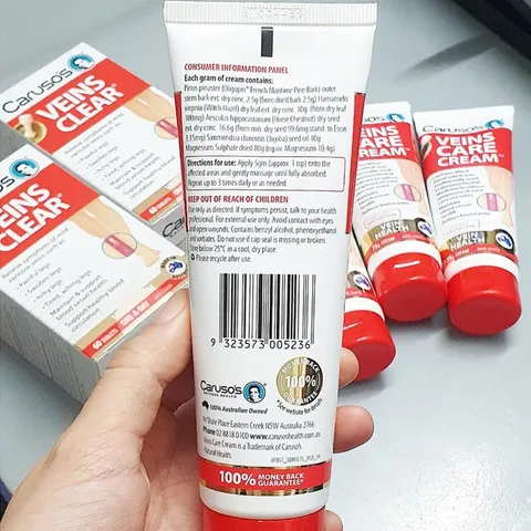 Kem bôi giảm suy giãn tĩnh mạch Veins Care Cream Úc 75g