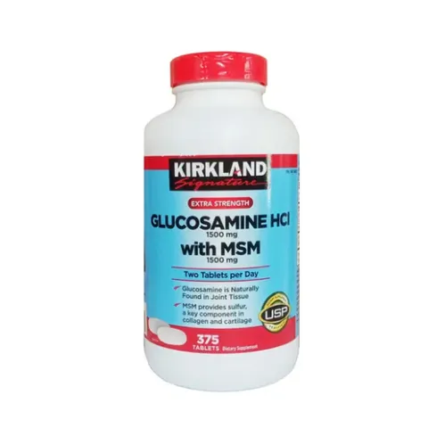 Viên uống hỗ trợ xương khớp Kirkland Glucosamine HCL 1500mg & MSM 1500mg - Giúp giảm đau, tái tạo sụn khớp hiệu quả