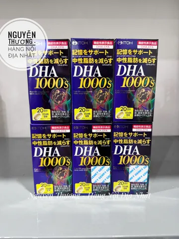 Viên Uống Bổ Não Itoh DHA 1000S Nhật Bản - Hỗ trợ Tăng Cường Trí Nhớ và Sự Tập Trung, 120 Viên thảo dược tự nhiên