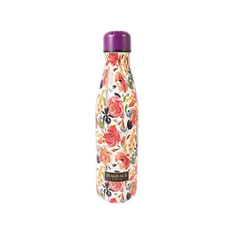 Bình Giữ Nhiệt Inox Magrace Paris 500ml - Đồ Uống Nóng Lạnh Họa Tiết Mùa Xuân Thời Trang, Chống Vỡ, Dễ Dàng Mang Theo